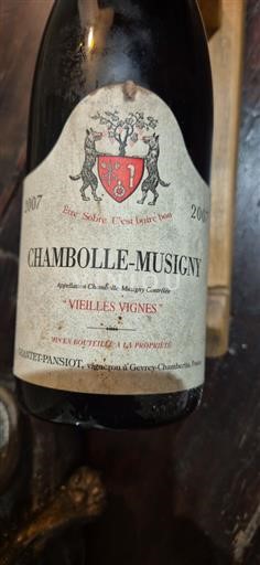 Borgoña Chambolle-Musigny Géant Et Pansiot Vieilles Vignes 2007