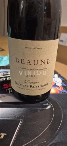 Burgundsko Beaune Domaine Nicolas Rossignol 2007