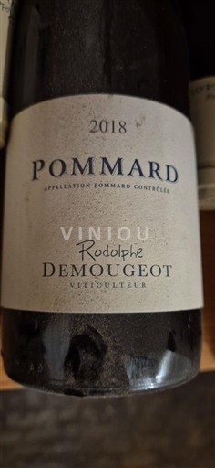 Bourgogne Pommard Rodolphe Demougeot 2018
