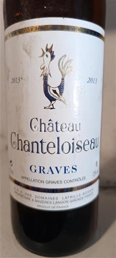 Bordeaux Graves Château Chanteloiseau 2013