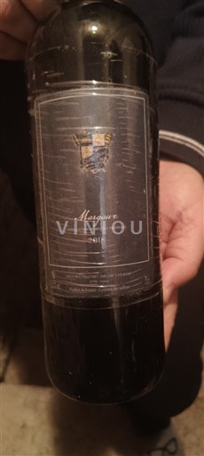 Bordeaux Margaux Château X 2018