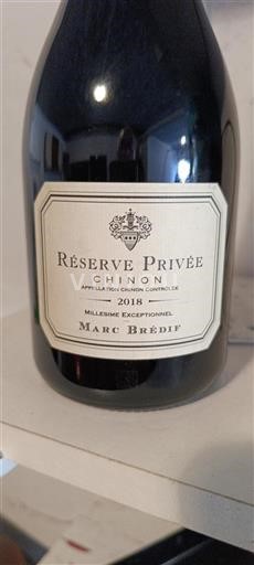 Vallée de la Loire Chinon Marc Brédif Réserve Privée 2018