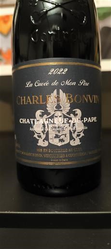 Vallée du Rhône Châteauneuf-du-pape Charles Bonvin La de Mon Père 2022