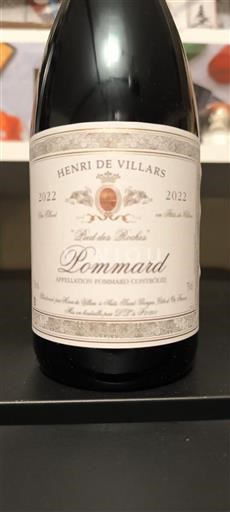 Burgundija Pommard Premier Cru Henri De Villars Pied des Roches 2022