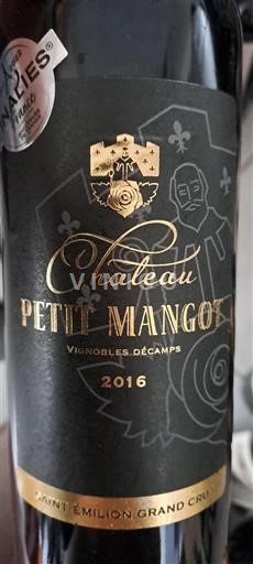 Burdeos Saint-Émilion Grand Cru Château Petit Mangot 2016
