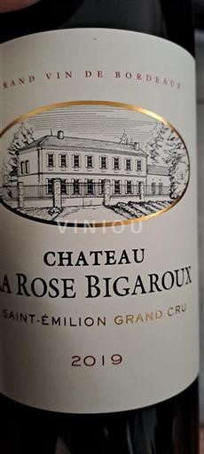 Bordeaux Saint-Émilion Grand Cru La Rose Bigaroux 2019
