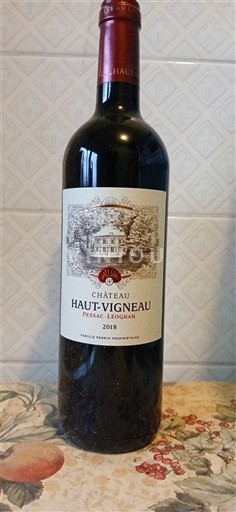 Bordeaux Pessac-Léognan Haut Vigneau 2018