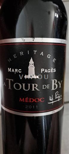 Bordeaux Médoc Château La Tour De By Héritage Marc Pagès 2011