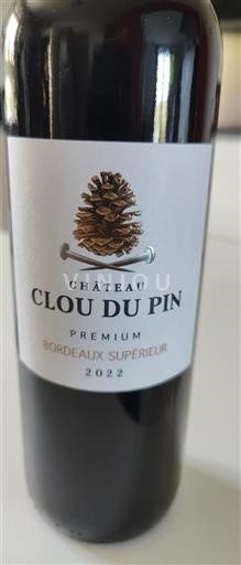 Bordeaux Bordeaux Supérieur Clou Du Pin 2022