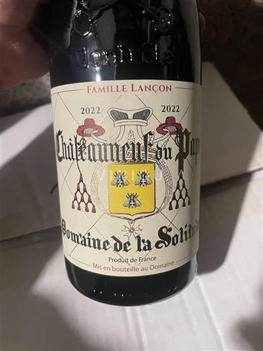 Rhônetal Châteauneuf-du-Pape Domaine de la Solitude 2022
