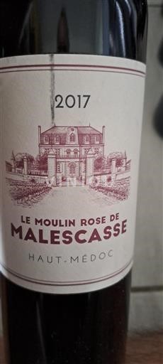 Bordeaux Haut-Médoc Château Malescasse Le Moulin Rose de Malescasse 2017