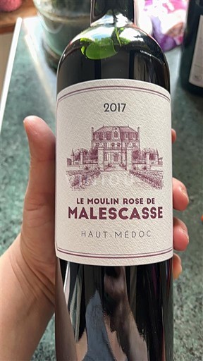 Bordeaux Haut-Médoc Château Malescasse Le Moulin Rose de Malescasse 2017