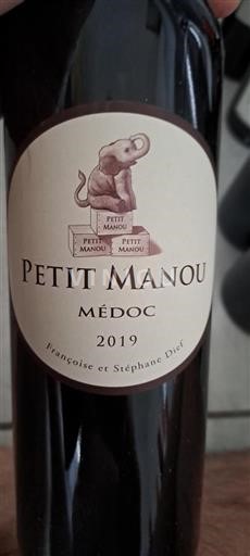 Bordeaux Médoc Petit Manou 2019