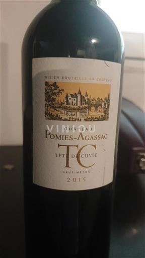 Bordeaux Haut-Médoc Château Pomièsagassac Tête de 2015