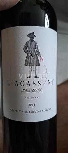 Bordeaux Haut-Médoc Château Agassac L'Agassant 2015