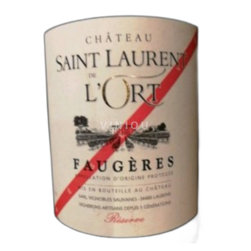 Languedoc Faugères Château Saint Laurent De L'ort Réserve 2020