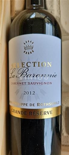 Bordeaux Baron Philippe De Rothschild Sélection La Baronnie 2012