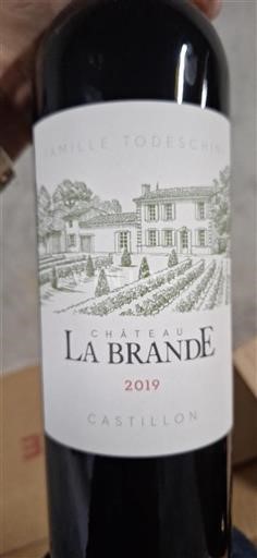 Bordeaux Castillon-côtes-de-bordeaux Château La Brande 2019