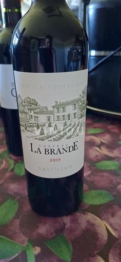 Burdeos Castillon-costas-de-burdeos Château La Brande 2019