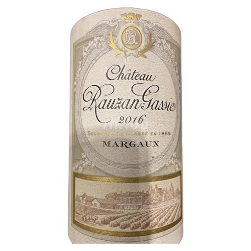 Bordeaux Margaux Château Rauzan-Gassies 2016