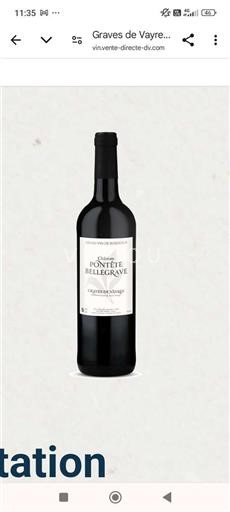 Burdeos Graves-de-vayres Château Pontête Bellegrave 2022