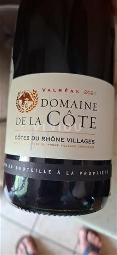 Rhônevallei Côtes-du-rhône-villages Domaine La Côte 2021