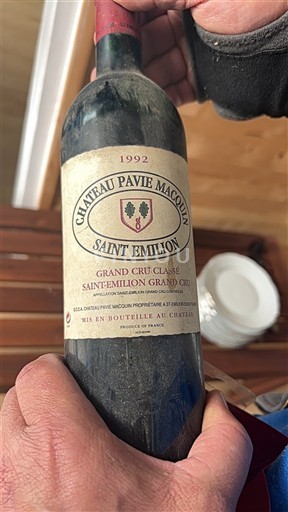 Bordéus Saint-Émilion Grand Cru Château Pavie Macquin 1992