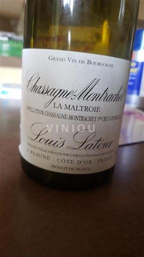 Bourgogne Chassagne-Montrachet Premier Cru Louis Latour La Maltoie Icke årgångsbetecknad