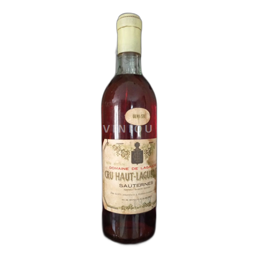 Vin Blanc demi-sec Cru Haut-Laguerite Domaine La Gauche 1970 France Bordeaux Sauternes AOC