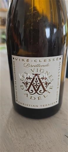 Bourgondië Viré-Clessé Christian Terrier Les Vignes d'Adèle 2015