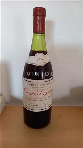 Burgund Pernand-Vergelesses Premier Cru Domaine Laleurepiot Île des Vergelesses 1er Cru 1976