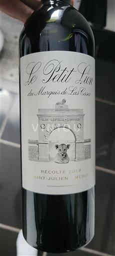 Bordeaux Saint-Julien Château Léoville Las Cases Le Petit Lion du Marquis de Las Cases 2018
