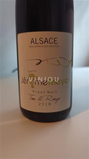 Alsace Domaine Jérome Meyer Tom le Rouge 2018