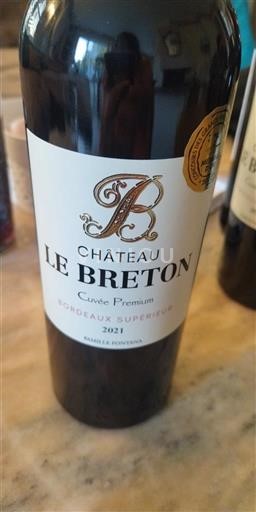 Bordeaux Bordeaux Supérieur Château Le Breton Premium 2021
