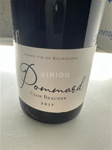 Borgoña Pommard Clos Beauder 2017