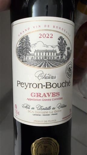 Bordeaux Graves Château Peyronbouché 2022