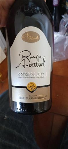 Jura Côtes-du-Jura Domaine Baud Rouge Ancestral Neročník