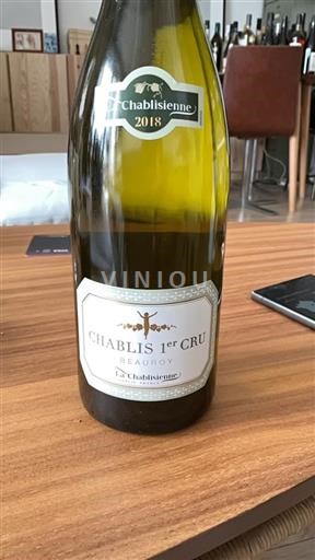 Borgoña Chablis Premier Cru Premier Cru La Chablisienne Beauroy 2018