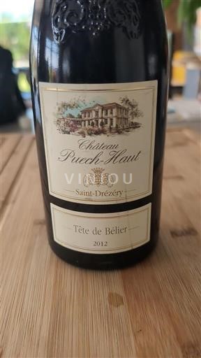 Languedoc Nespecifikováno Château Puechhaut Tête de Bélier 2012