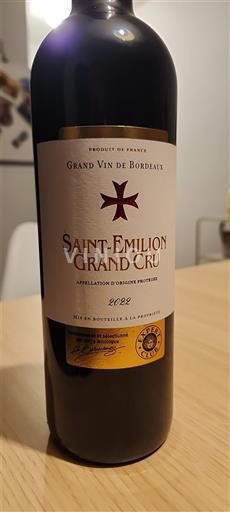 Bordeaux Saint-Émilion Grand Cru Expert Club 2022