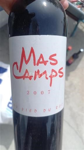 Roussillon Côtes-du-Roussillon Mas Camps Au Pied du Roc 2007