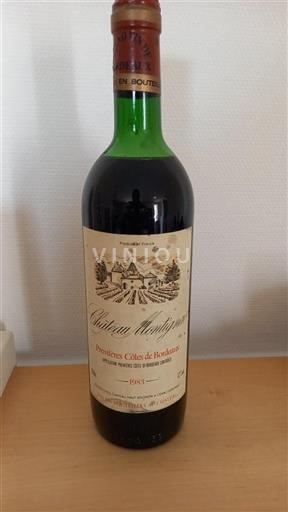Bordeaux Premières Côtes de Bordeaux Château Montignon 1983