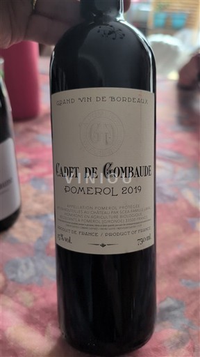 Bordeaux Pomerol Gombaude-Guillot Cadet de Gombaude 2019