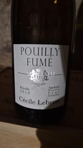 Thung lũng sông Loire Pouilly-fumé Cécile Lebrun 2018