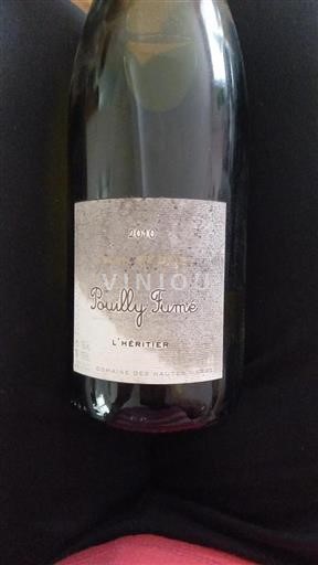 Loire-dalen Pouilly-fumé Domaine Des Hautes Pierres L'Héritier 2010
