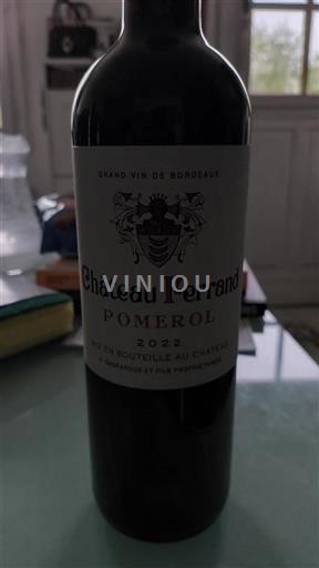 Bordeaux Pomerol Château Ferrand 2022