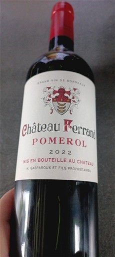 Bordeaux Pomerol Château Ferrand 2022