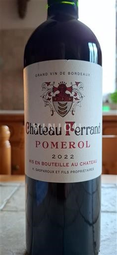 Bordeaux Pomerol Château Ferrand 2022