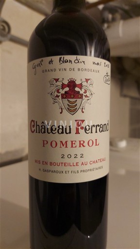 Bordeaux Pomerol Château Ferrand 2022