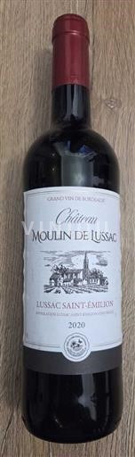 Bordeaux Lussac-Saint-Émilion Château Moulin De Lussac 2020